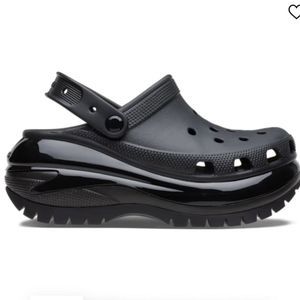 NEW Crocs Black Mega Crush Clog Super Cool Platform Shoes Y2K Sizes W8‎ & W10